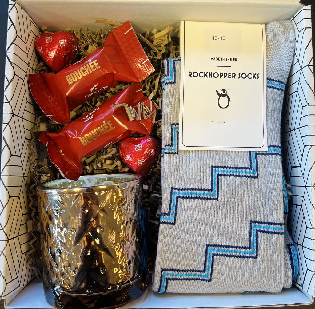 Geschenkdoos met geurkaars