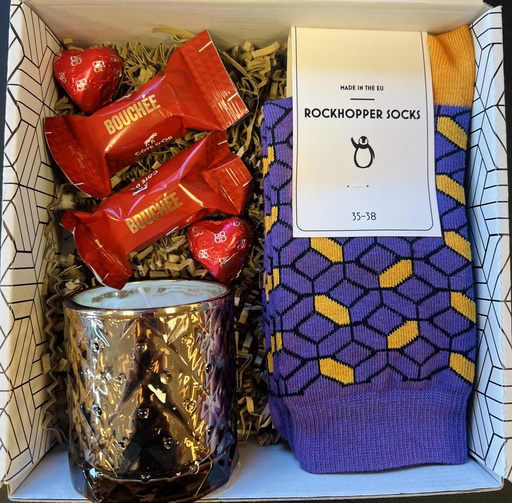 Geschenkdoos met geurkaars